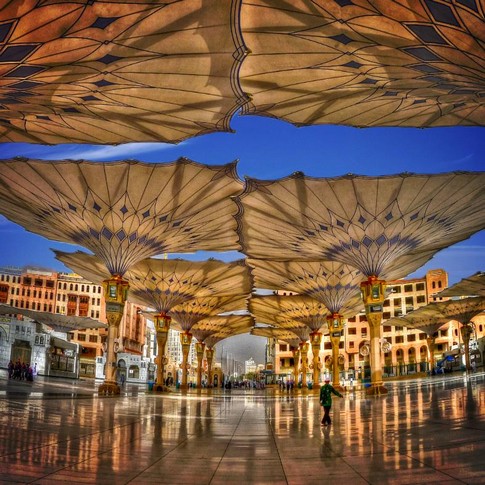 Beautiful picture of  masjid e nabvi